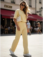komplet damski z krótkim rękawem żółty model 22194542 - FashionStreet