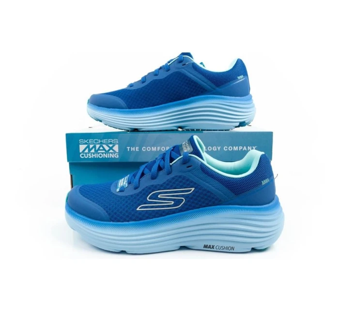 Pánská sportovní běžecká obuv Skechers Max Cushioning light blue