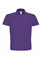 B&C ID.001 Piqué polo model 22421579 purple B&C ID.001 Piqué polo model 22421579 purple