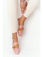 Dámské Nazouváky S řetízkem Růžové model 21549944 On Me - Boto