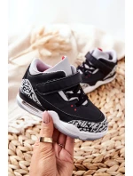 Dětské Sportovní Boty Černé a červená Linen Dětské Sportovní Boty Černé a červená Linen