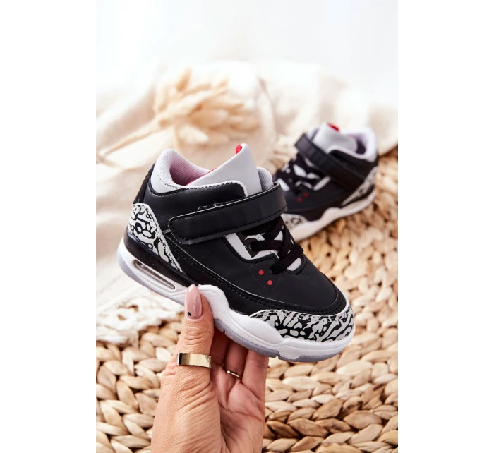 Dětské Sportovní Boty Černé a červená Linen Dětské Sportovní Boty Černé a červená Linen