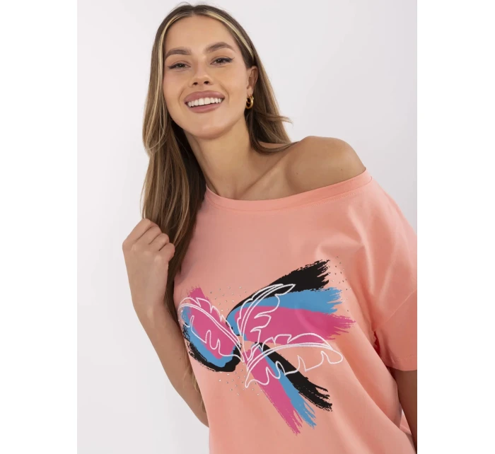 T shirt CLM TS model 21121756 koralowy - FPrice