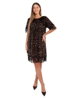 MI SK šaty A60151.29P hnědé