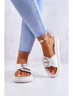 Dámské módní pantofle Big Star - bílé Dámské módní pantofle Big Star - bílé