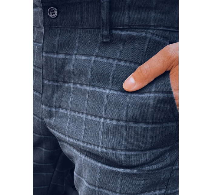 Pánské tmavě modré kalhoty FashionStreet UX4391