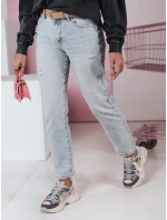 Dámské rovné džínové kalhoty s páskem Dstreet model 21983339 - FashionStreet