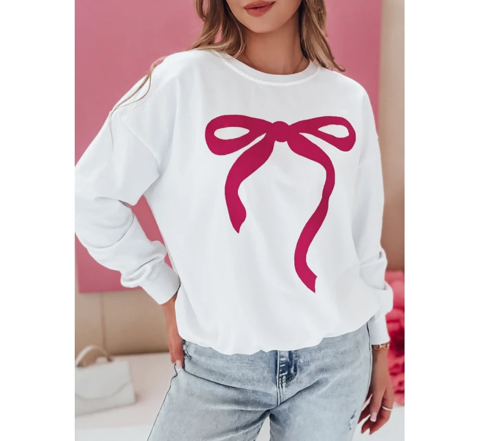 Dámská oversize mikina SOFTTIE bílá FashionStreet BY1359