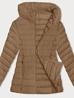 Dámská přechodná prošívaná bunda camel (16M9109-84)