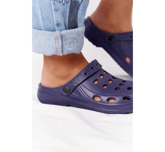 Dámské Nazouváky Tmavě Modré Pěnové Crocsy EVA Dámské Nazouváky Tmavě Modré Pěnové Crocsy EVA