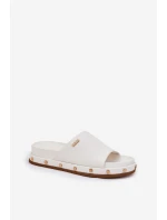 Dámské Pantofle Na Platformě S Big Star Bílé model 21690734 - Big Star Shoes Dámské Pantofle Na Platformě S Big Star Bílé model 21690734 - Big Star Shoes