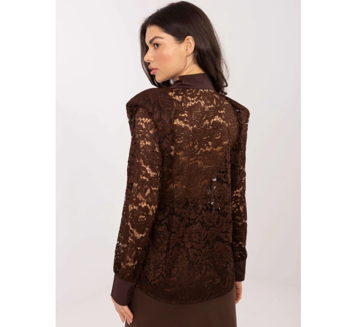 Košile IT KS 21999.50 hnědá Košile IT KS 21999.50 hnědá