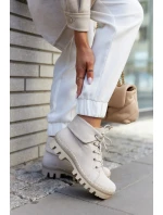 Semišové boty Trapper Tiered Světle šedá Dalles Semišové boty Trapper Tiered Světle šedá Dalles