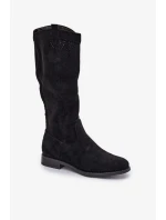 Dámské kozačky / Černá  model 21083098 - S.Barski