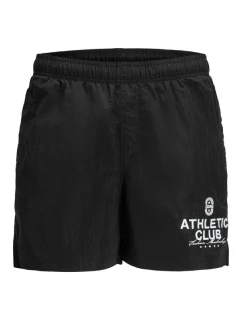 Plavecké šortky Jack&Jones JPSTMAUI CRINKLE NYLON SWIM STYD SS25 12285513 BLACK/BRIGHT WHI
