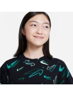 Tričko Nike Sportswear Jr DV0568 010 Tričko Nike Sportswear Jr DV0568 010