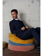 Men Pánské sako night blue model 22500396 - NEOBLU Men Pánské sako night blue model 22500396 - NEOBLU