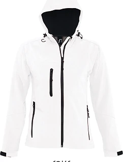 SOL'S Women Dámská 3-vrstvá softshellová bunda s kapucí white model 22523711