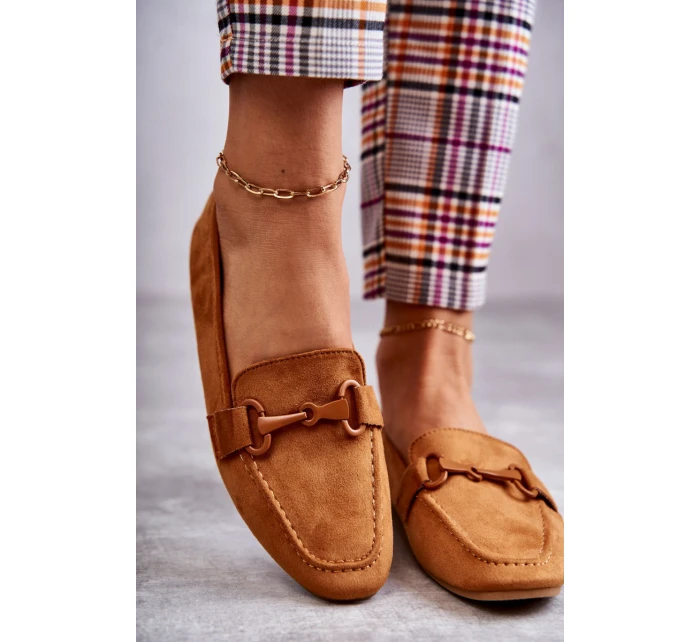 Semišové mokasíny se zdobením velbloudí model 21596166 - Boto