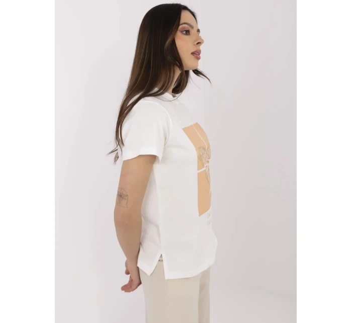 T shirt CLM TS model 21099014 ecru - FPrice T shirt CLM TS model 21099014 ecru - FPrice