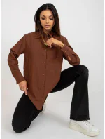 Košile ke KS 7183.81P hnědá Košile ke KS 7183.81P hnědá