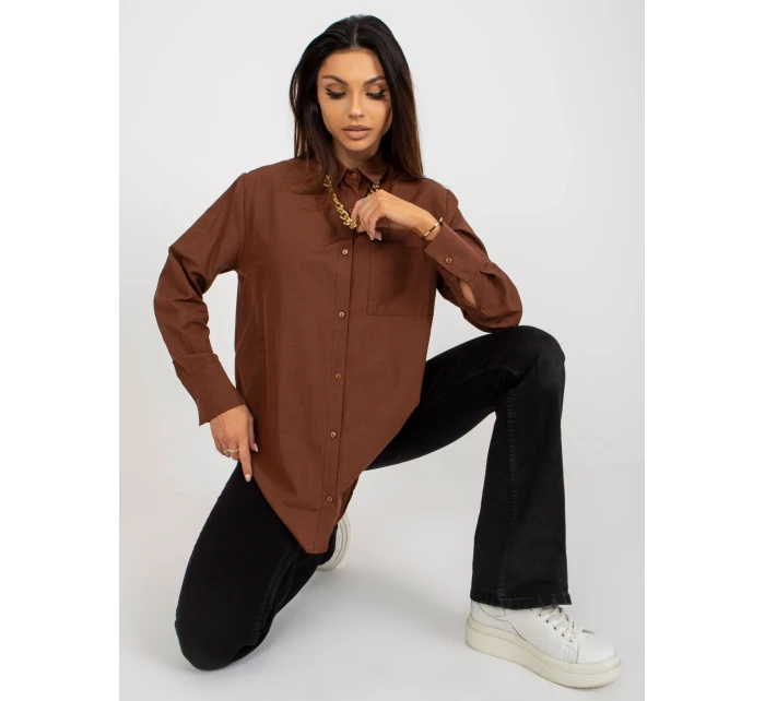 Košile ke KS 7183.81P hnědá Košile ke KS 7183.81P hnědá