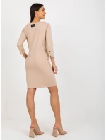 Sukienka TW SK BL model 21764472 beżowy - FPrice Sukienka TW SK BL model 21764472 beżowy - FPrice