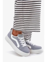 Dámské tenisky na platformě – modré Tellnira Dámské tenisky na platformě – modré Tellnira