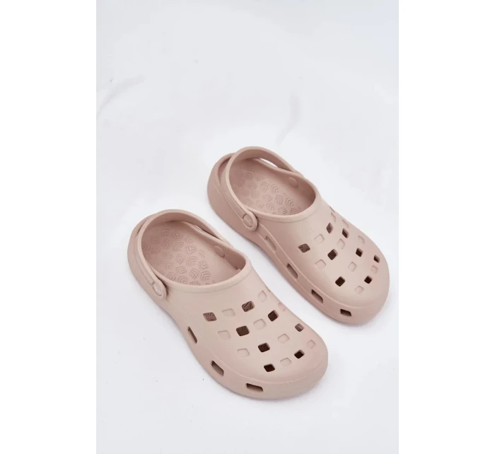 Dámské pěnové pantofle LEMIGO – béžové