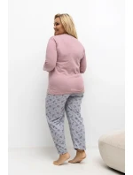 ~Piżama Plus Size model 221196 Forever Pink ~Piżama Plus Size model 221196 Forever Pink