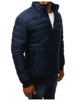 Pánská přechodná bunda prošívaná tmavě modrá TX2822