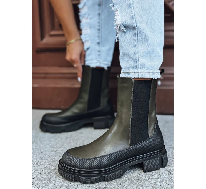 Dámské kozačky FROSTFALL green FashionStreet ZY0354