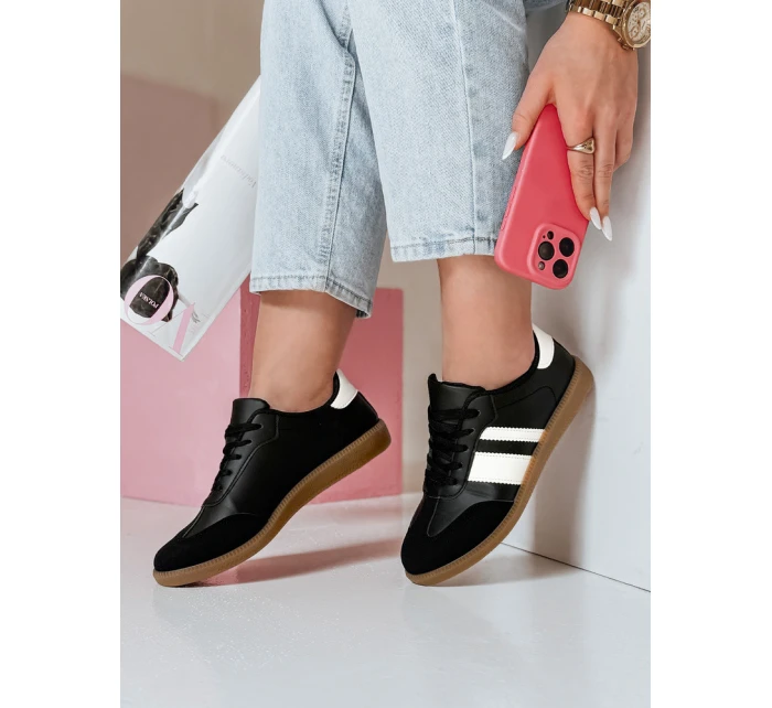 Dámské sportovní tenisky NISTI black FashionStreet ZY0918 Dámské sportovní tenisky NISTI black FashionStreet ZY0918