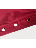 Červená dámská bunda parka s kožešinou model 21246257 - J.STYLE