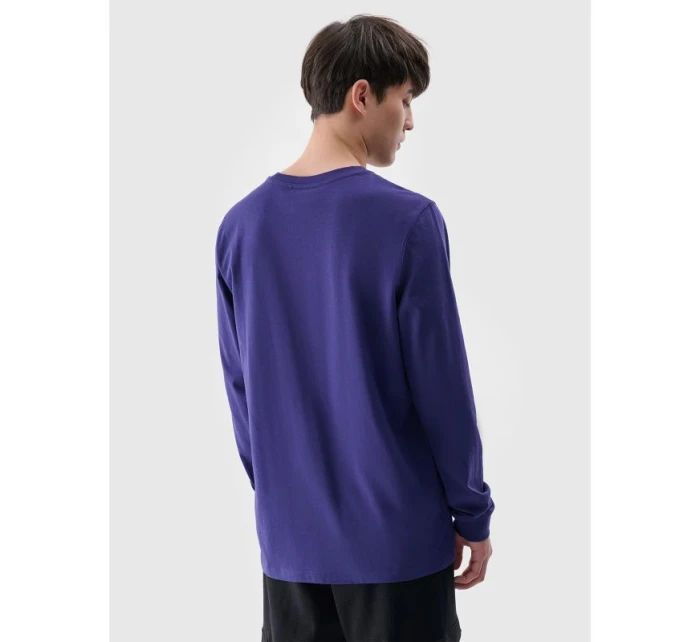 Pánské hladké tričko s dlouhým rukávem model 21432190 pánské - 4F Pánské hladké tričko s dlouhým rukávem model 21432190 pánské - 4F