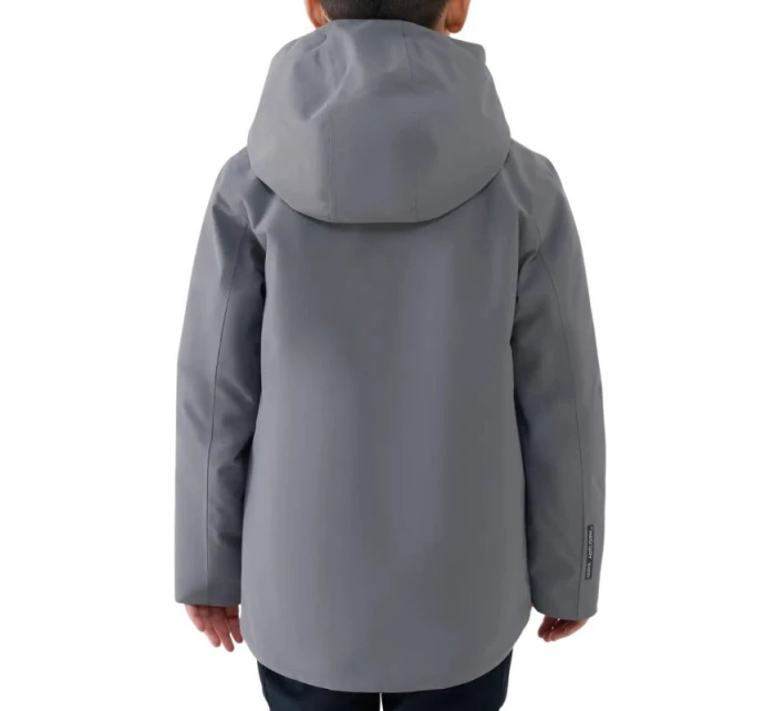 Chlapecká lyžařská bunda 4F M0820 tmavě šedá 4FJWAW25TTJAM0820 23S