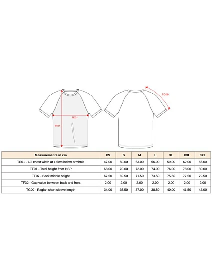 PA Unisex sportovní tričko s barevným 20. sporty red model 22461281 - Kariban ProAct