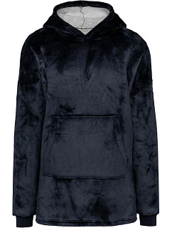 Kariban K 410 Loungewear Sherpafleece mikina s kapucí 20.K410 night navy