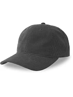 6 panelová manšestrová kšiltovka dark grey model 22478953 - Atlantis Headwear 6 panelová manšestrová kšiltovka dark grey model 22478953 - Atlantis Headwear
