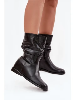 Kožené Dámské Kotníkové Boty S   02 Černé model 21728422 - Maciejka