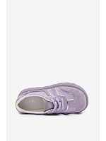 Semišové tenisky na platformě model 22095146 fialové - Goe