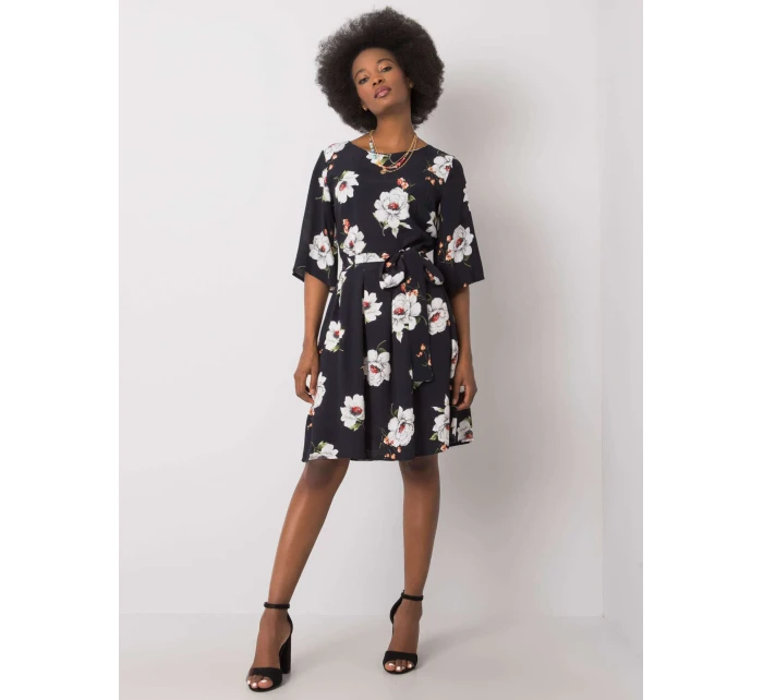 Šaty LK SK 507547.16P černobíle