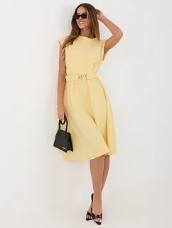 Šaty MI SK 3430 1.01 světle žlutá