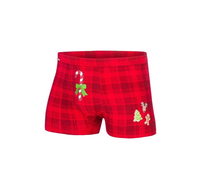Boxerské trenýrky Candy Cane 017/42 Merry Christmas - Cornette Boxerské trenýrky Candy Cane 017/42 Merry Christmas - Cornette