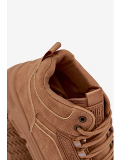 Pánské tenisky Big Star HI-POLY SYSTEM – světle hnědé