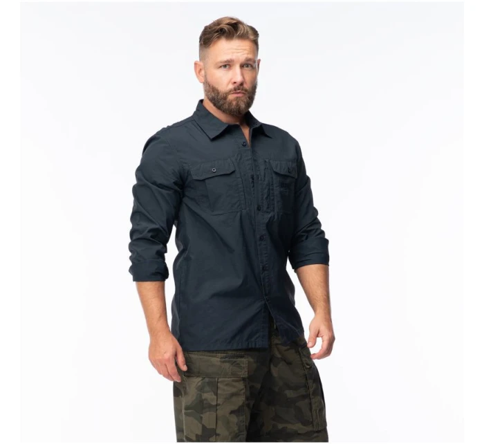 Pánská košile Defender M 92800499780 Černá - Magnum