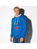 Geographical Norway Gadrien DB 054 M WW6115H/GN-Royal Blue / White mikina