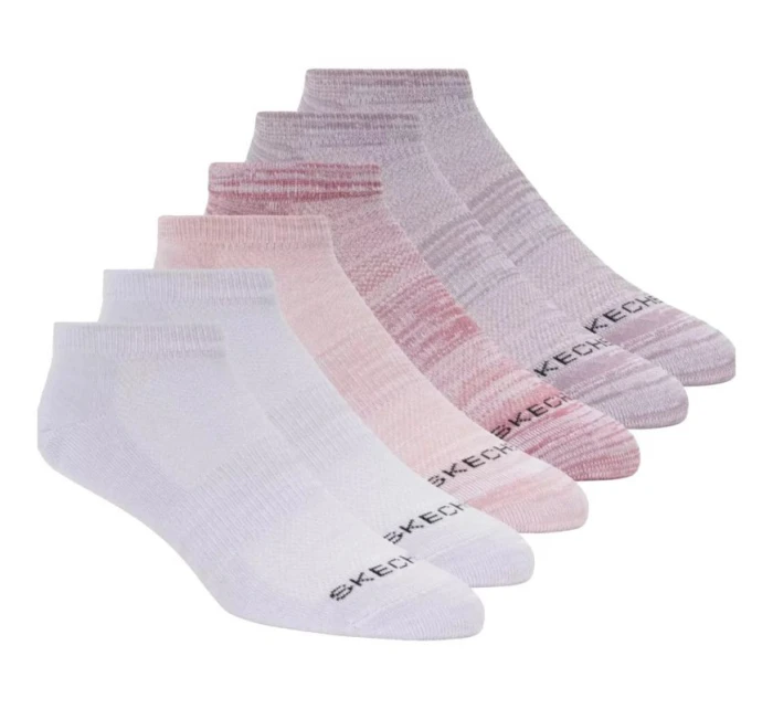 Skechers 6ks dámských ponožek s nízkým střihem S108498-PNK Pink 36-40 Skechers 6ks dámských ponožek s nízkým střihem S108498-PNK Pink 36-40