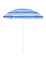 BALKONOVÝ PLÁŽOVÝ SLUNEČNÍK 180CM MODRÁ LINIE 1048819