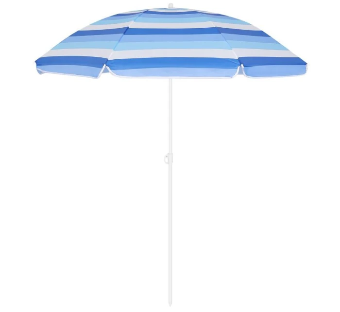 BALKONOVÝ PLÁŽOVÝ SLUNEČNÍK 180CM MODRÁ LINIE 1048819